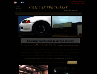 cmcarspecialist.com screenshot