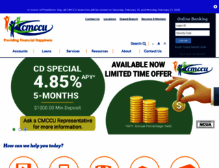 cmccreditunion.org screenshot
