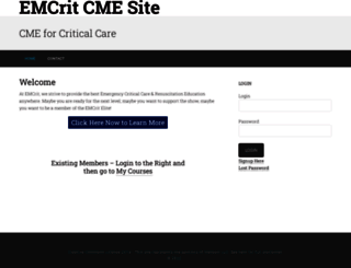 cme.emcrit.org screenshot