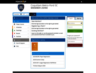 cmfsc.powerupsports.com screenshot