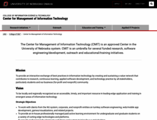 cmit.unomaha.edu screenshot