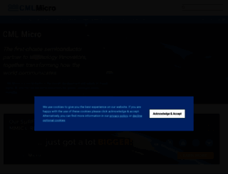 cmlmicro.com screenshot
