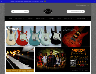cmmusic.com.my screenshot
