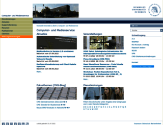 cms.hu-berlin.de screenshot