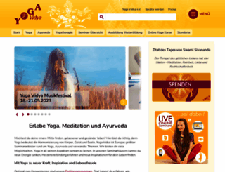 cms.yoga-vidya.de screenshot