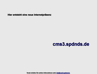 cms3.spdnds.de screenshot