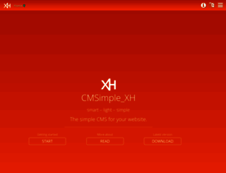 cmsimple-xh.org screenshot