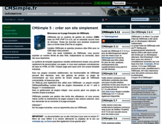 cmsimple.fr screenshot