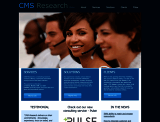 cmsresearch.com screenshot
