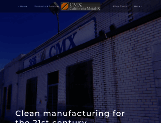 cmxmetals.com screenshot