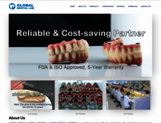 cn-dentallab.com screenshot