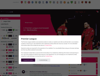 cn.premierleague.com screenshot