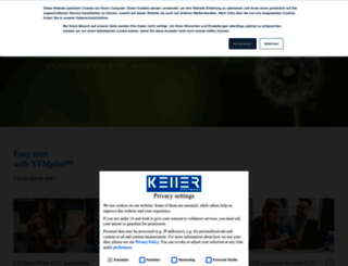 cnc-keller.com screenshot