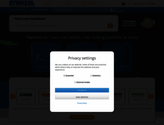 cnc-stenzel.com screenshot