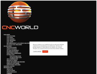 cnc-world.co.uk screenshot