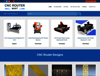 cncrouter.co.in screenshot