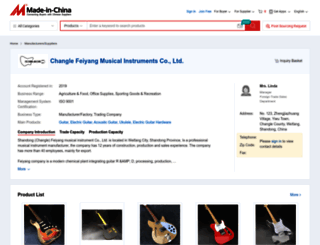 cnguitar.en.made-in-china.com screenshot