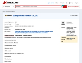 cnhuataifurniture.en.made-in-china.com screenshot
