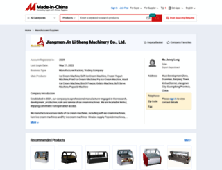 cnjinlisheng.en.made-in-china.com screenshot
