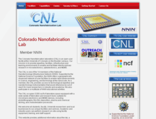 cnl.colorado.edu screenshot