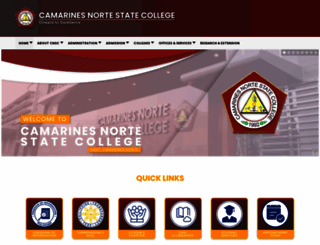 cnsc.edu.ph screenshot