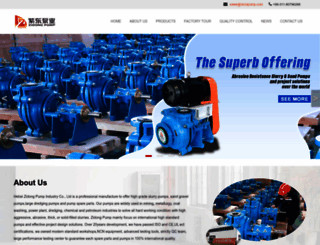 cnslurrypump.com screenshot