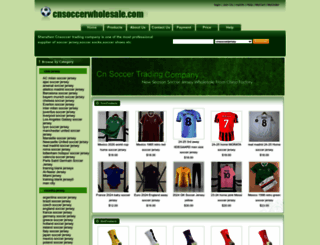cnsoccerwholesale.com screenshot