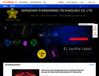 cnstarshining.en.alibaba.com screenshot