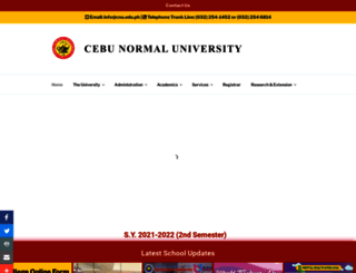 cnu.edu.ph screenshot