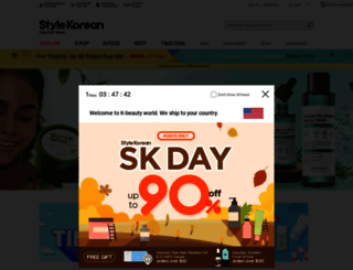 co.stylekorean.com screenshot