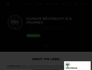 co2-neutral-label.org screenshot