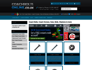 coachboltsonline.co.uk screenshot