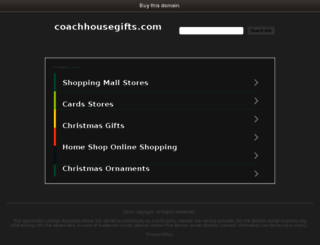 coachhousegifts.com screenshot