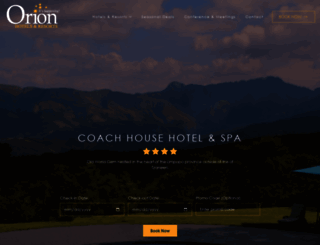 coachhousehotel.co.za screenshot