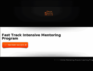 coaching.onlinemarketingmuscle.com screenshot