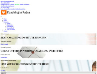 coachinginpatna.com screenshot