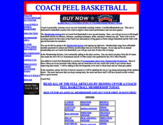coachpeelbasketball.com screenshot