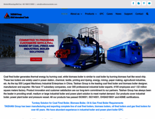 coalbiomassboiler.com screenshot