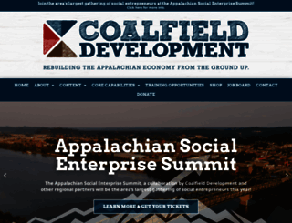coalfield-development.org screenshot