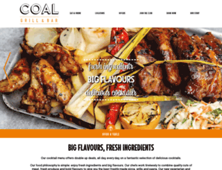 coalgrillandbar.co.uk screenshot