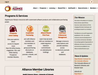 coalliance.org screenshot