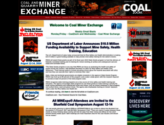 coalminerexchange.com screenshot