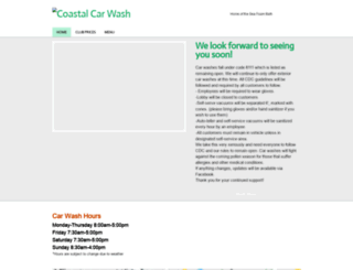 coastal-carwash.com screenshot