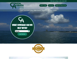 coastalalabamainsurance.com screenshot