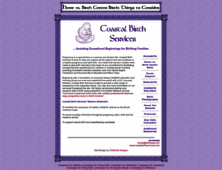 coastalbirthservices.com screenshot