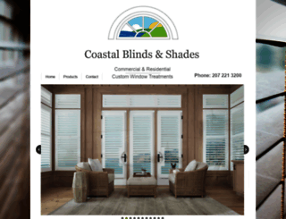 coastalblindsandshades.com screenshot