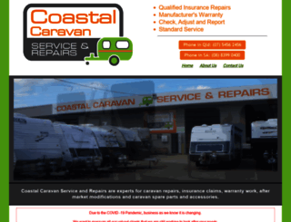 coastalcaravanrepairs.com.au screenshot