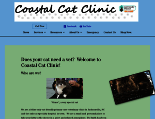 coastalcatclinic.com screenshot