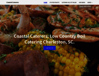coastalcaterers.com screenshot