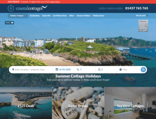 coastalcottages.co.uk screenshot
